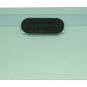 Card Holder Landscape clear PVC with magnet