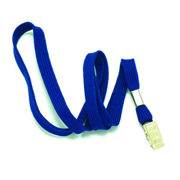 Lanyard with Alligator Clip (NAVY)