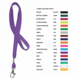 Single-Ended Lanyard, 12mm (CUSTOM)