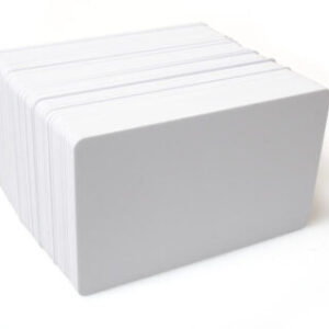 Recycled Blank White Plastic Cards Pack 100