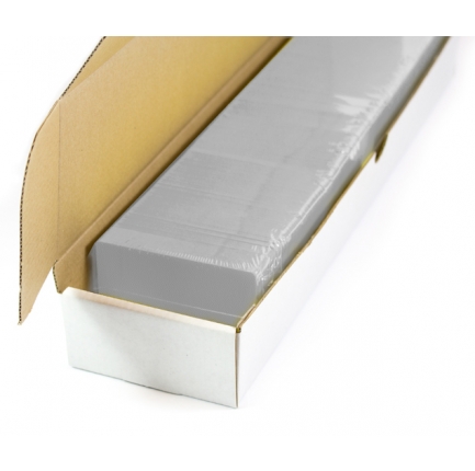 Silver Metallic Plastic Card Pack